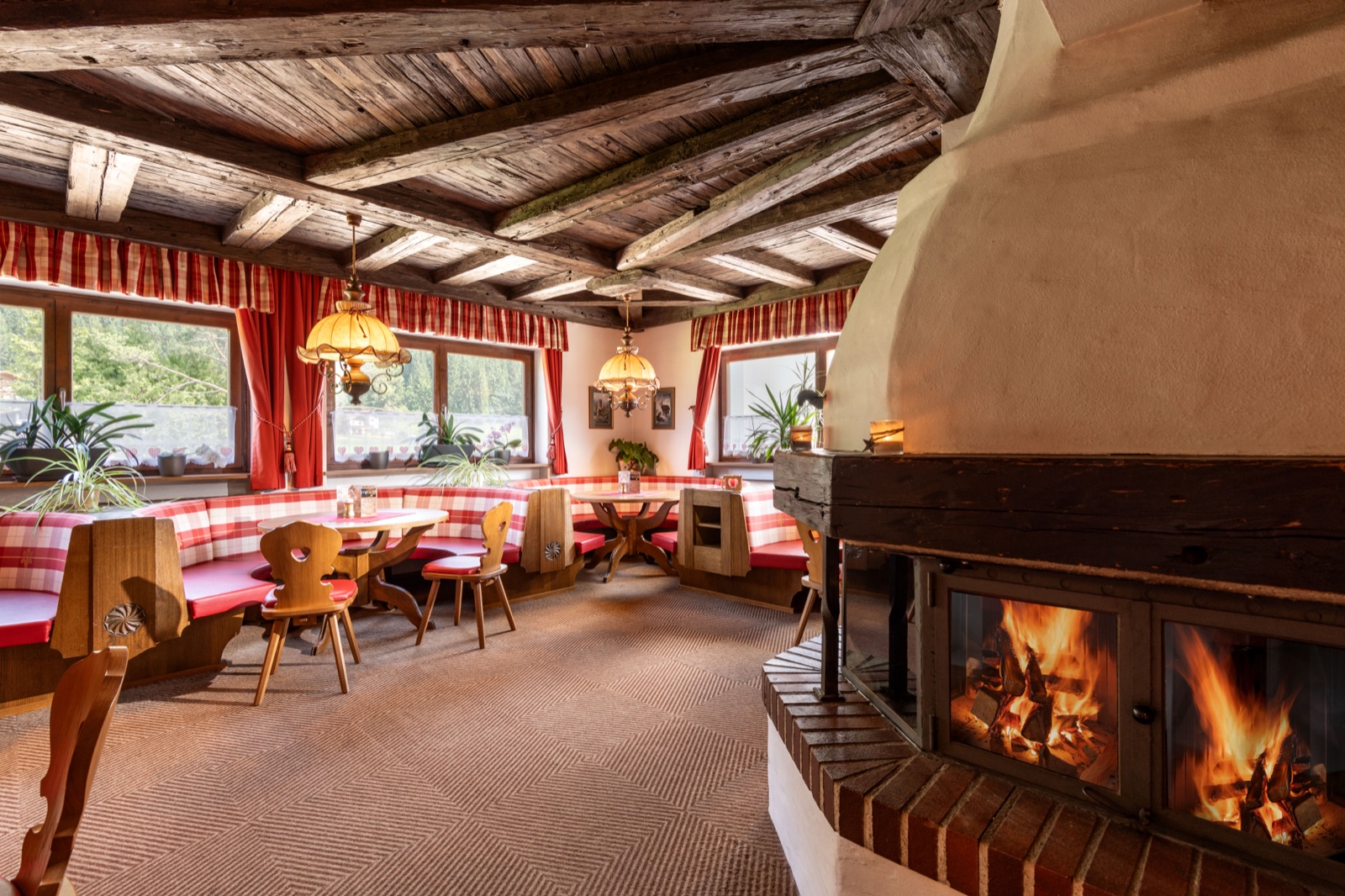 Tiroler Stube in der Pension Berta